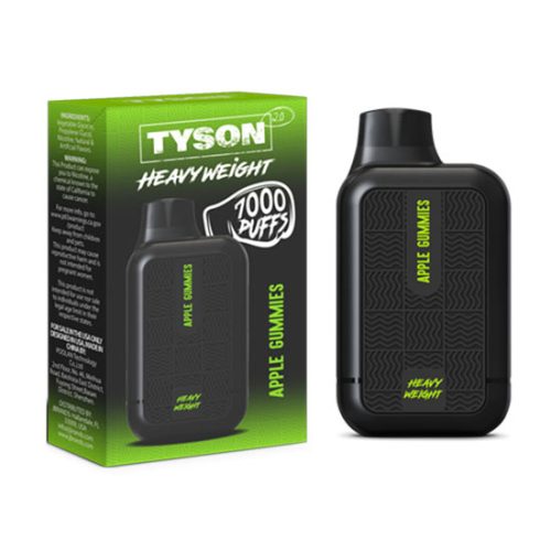 Apple Gummies Flavored Tyson 2.0 Disposable Vape Device - 7000 Puffs | everythingvapes.com - 1PC