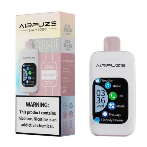 Berry Burst Flavored AIRFUZE Smart 30000 Disposable Vape Device - 30K Puffs - 10PK | EveryThing Vapes