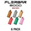 FLERBAR 8000 Disposable Vape Device | 8000 Puffs - 6PK