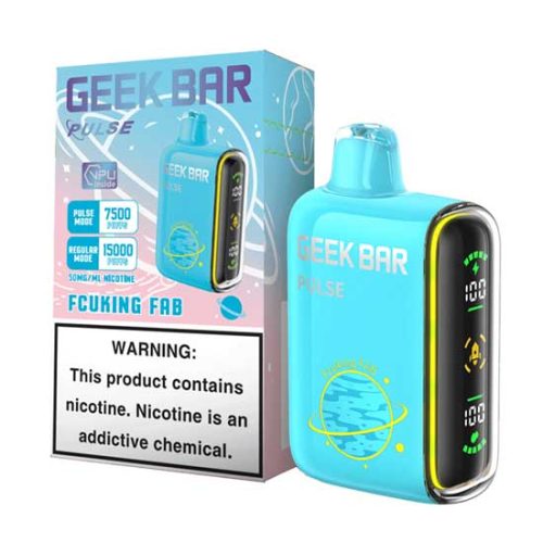 Fcking Fab Flavored Geek bar Pulse Disposable Vape Device - 15000 Puffs | everythingvapes.com - 1PC