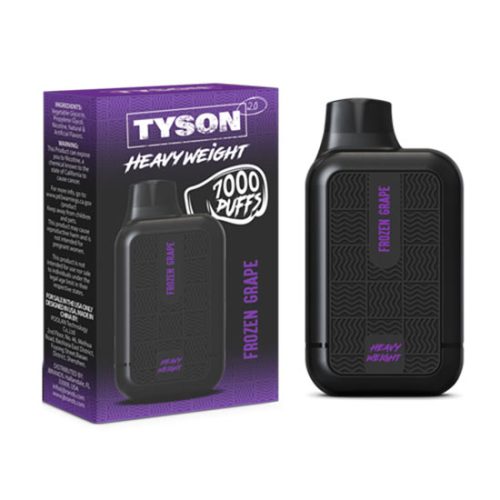 Frozen Grape Flavored Tyson 2.0 Disposable Vape Device - 7000 Puffs | everythingvapes.com - 1PC