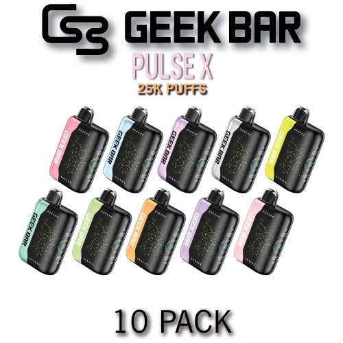 Geek Bar Pulse X Disposable Vape Device | 25K Puffs - 10PK