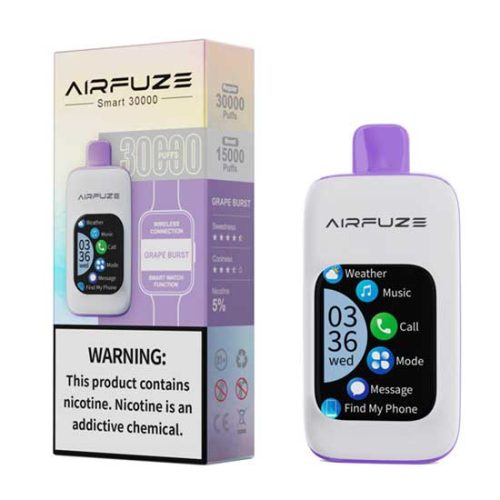 Grape Burst AIRFUZE Smart 30000 Disposable Vape Device