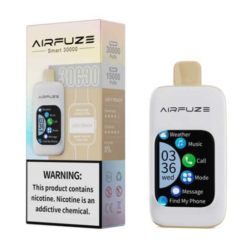 Juicy Peach AIRFUZE Smart 30000 Disposable Vape Device