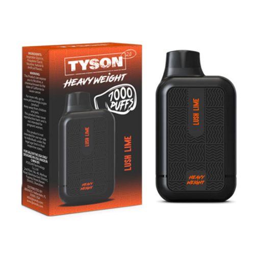 Lush Lime Flavored Tyson 2.0 Disposable Vape Device - 7000 Puffs | everythingvapes.com - 1PC