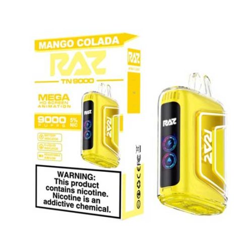 Mango Colada Raz TN9000 Disposable Vape Device 3PK | everythingvapes.com