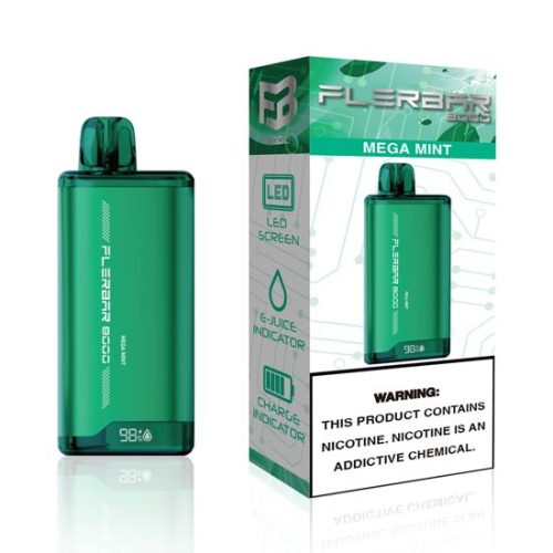 Mega Mint Flavored FlerBar Disposable Vape Device 1PC | EveryThing Vapes