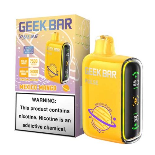 Mexico Mango Flavored Geek bar Pulse Disposable Vape Device - 15000 Puffs | everythingvapes.com - 1PC