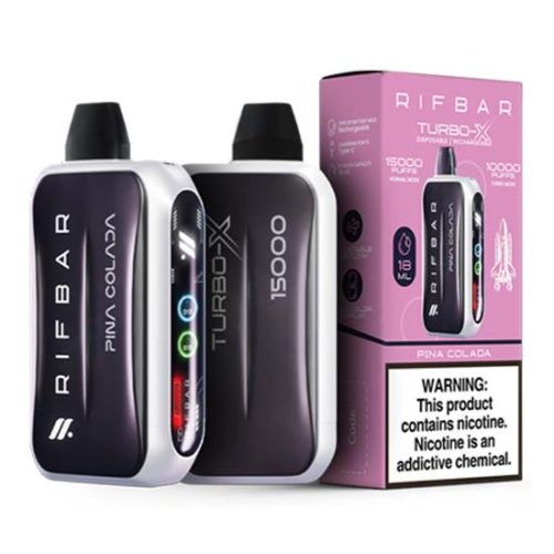 Pina Colada Flavored Rifbar Turbo-X Disposable Vape Device 3PK | EveryThing Vapes