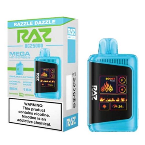 Razzle Dazzle Flavored Raz DC25000 Disposable Vape Device - 25K Puffs - 10PK | EveryThing Vapes