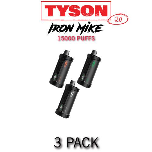 Tyson 2.0 Iron Mike Disposable Vape Device | 15000 Puffs – 3PK