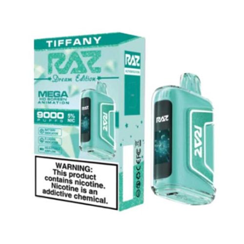 Tiffany Flavored Raz TN9000 Disposable Vape Device 10PK | everythingvapes.com