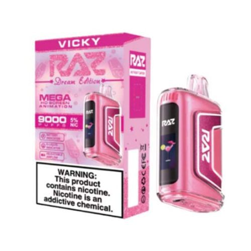 Vicky Flavored Raz TN9000 Disposable Vape Device 3PK | everythingvapes.com