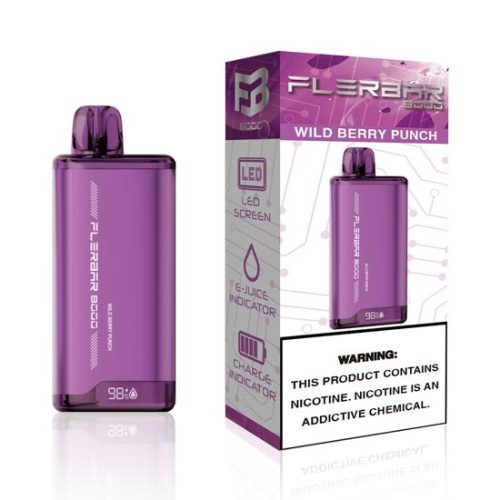 Wild Berry Punch Flavored FlerBar Disposable Vape Device 1PC | EveryThing Vapes