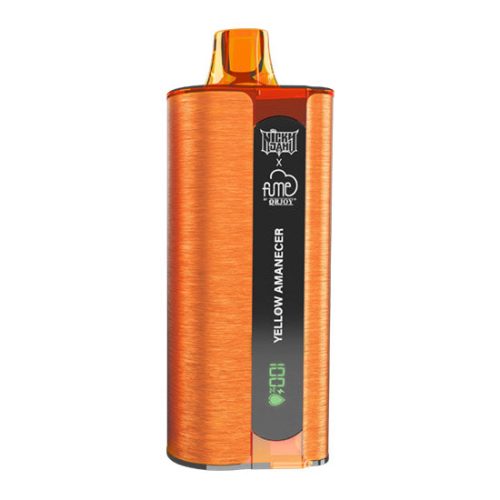 Yellow Amanecer Flavored Fume Nicky Jam X Disposable Vape Device - 10000 Puffs | everythingvapes.com - 1PC