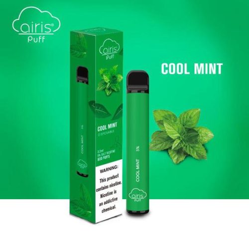 Airis Puff Cool Mint Disposable Vape Device 1Pc - EveryThing Vapes