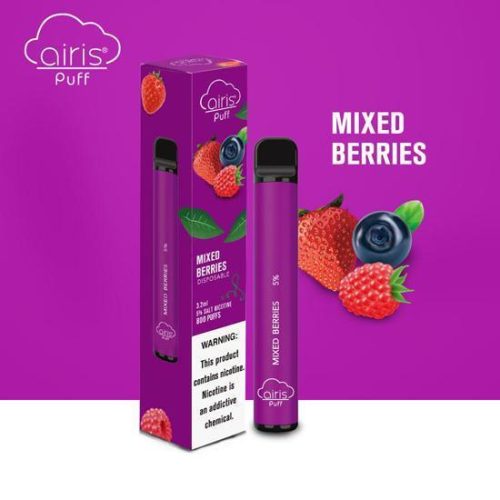 Airis Puff Mixed Berries Disposable Vape Device 1Pc - EveryThing Vapes