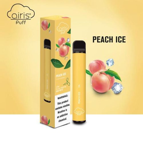 Airis Puff Peach Ice Disposable Vape Device 1Pc - EveryThing Vapes