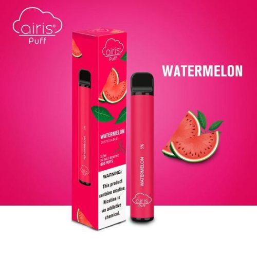 Airis Puff Watermelon Disposable Vape Device 1Pc - EveryThing Vapes