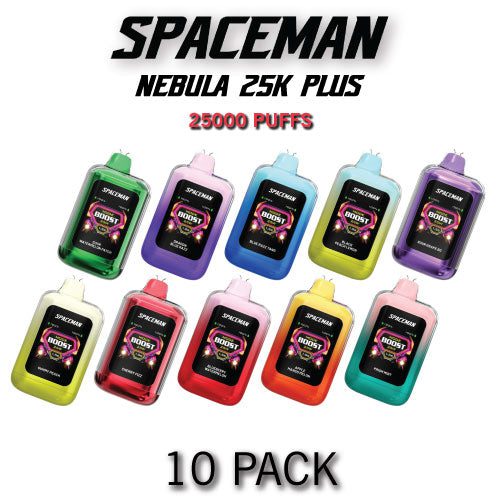 Spaceman Nebula 25K Plus Disposable Vape Device | 25000 Puffs - 10PK