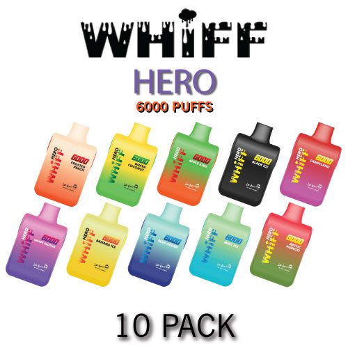 Whiff Hero Disposable Vape Device by Scott Storch - 10PK